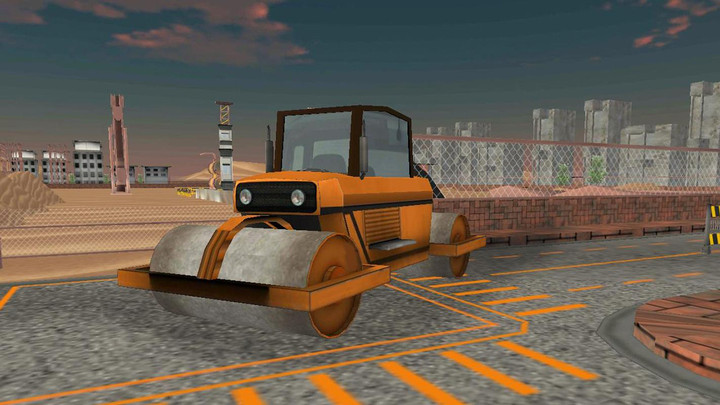 城市压路机驾驶游戏 screenshot 3