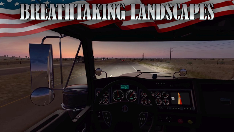 美国卡车模拟器游戏 screenshot 3