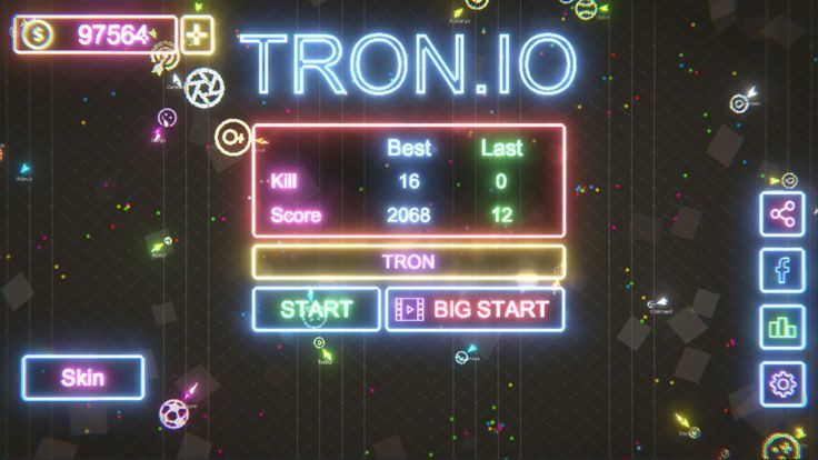 Tron.io游戏 screenshot 1