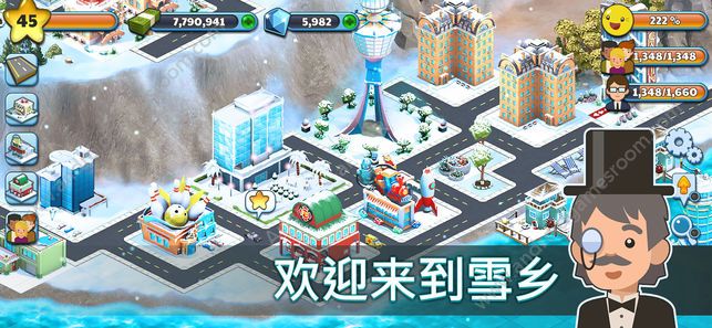 雪城冰雪村庄世界游戏图1