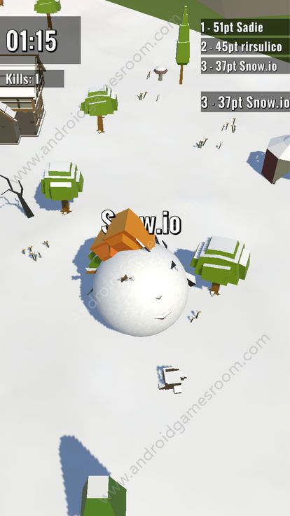 Snow.io游戏 screenshot 1