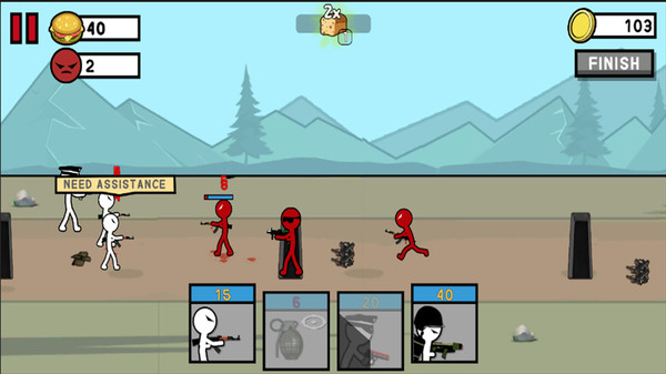 火柴人军队遗产战争游戏 screenshot 1