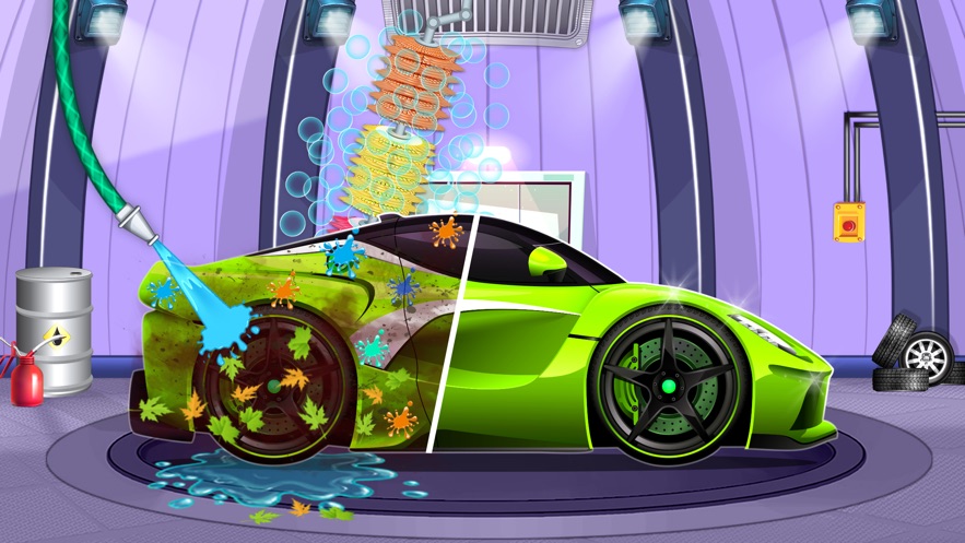 超级汽车清洗站游戏图3