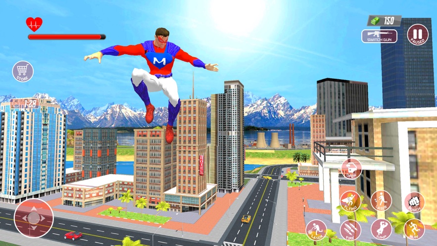 超级英雄飞行模拟器3D游戏图3
