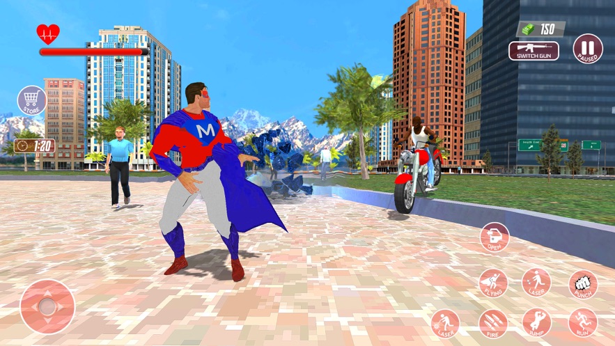 超级英雄飞行模拟器3D游戏图4