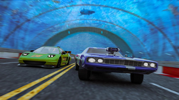 水下汽车竞技赛游戏 screenshot 4