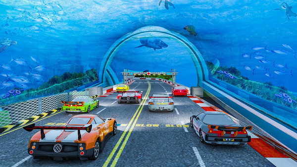 水下汽车竞技赛游戏 screenshot 2