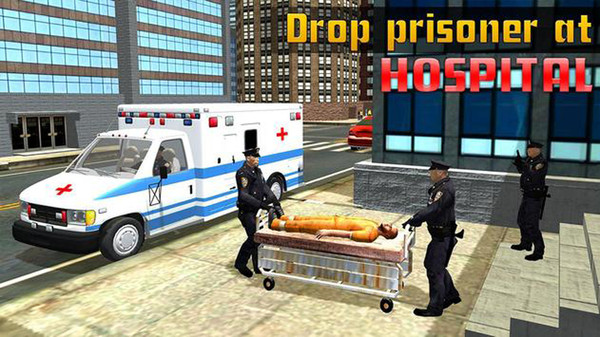 警方救护车救援游戏 screenshot 2