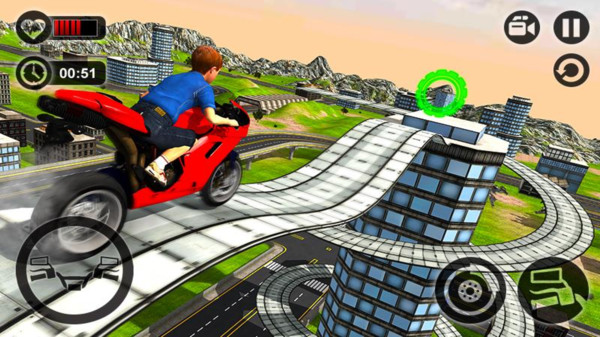 儿童摩托车特技骑士3D游戏 screenshot 3