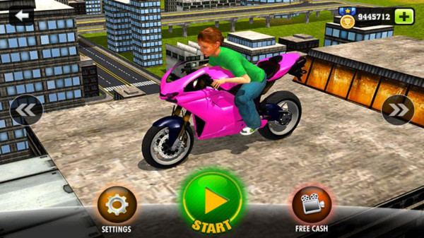 儿童摩托车特技骑士3D游戏 screenshot 4