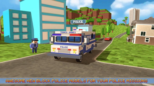 方块警察城市巡逻游戏 screenshot 1