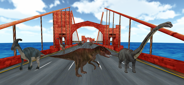 侏罗纪恐龙竞赛热游戏 screenshot 2
