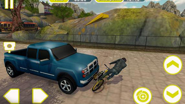 山地越野自行车模拟器游戏 screenshot 1