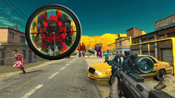 狙击手机器人游戏 screenshot 1