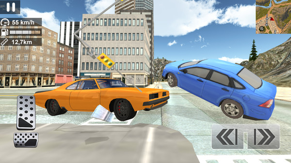 城市汽车驾驶模拟3D游戏 screenshot 3