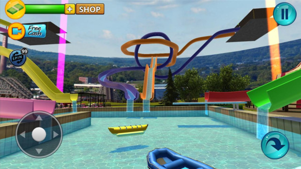 水滑下坡运动游戏 screenshot 4