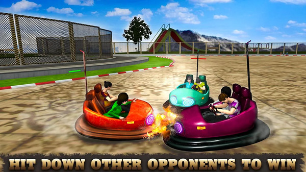 游乐场碰碰车驾驶模拟游戏 screenshot 3