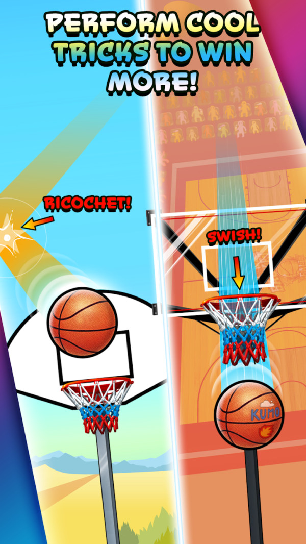 断绳篮球游戏 screenshot 1