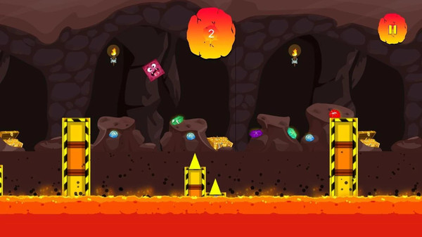 熔岩洞穴怪兽游戏 screenshot 1