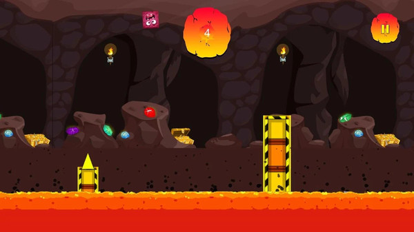 熔岩洞穴怪兽游戏 screenshot 2