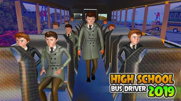 真实高校巴士司机游戏 screenshot 1