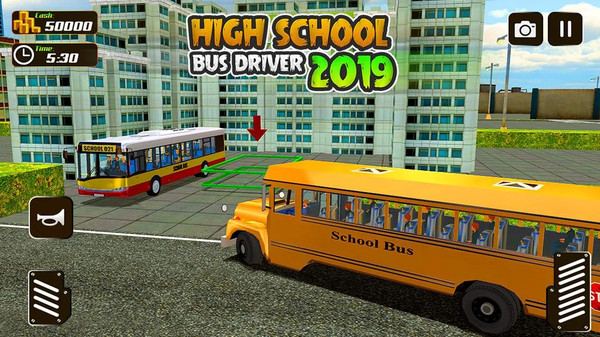 真实高校巴士司机游戏 screenshot 3