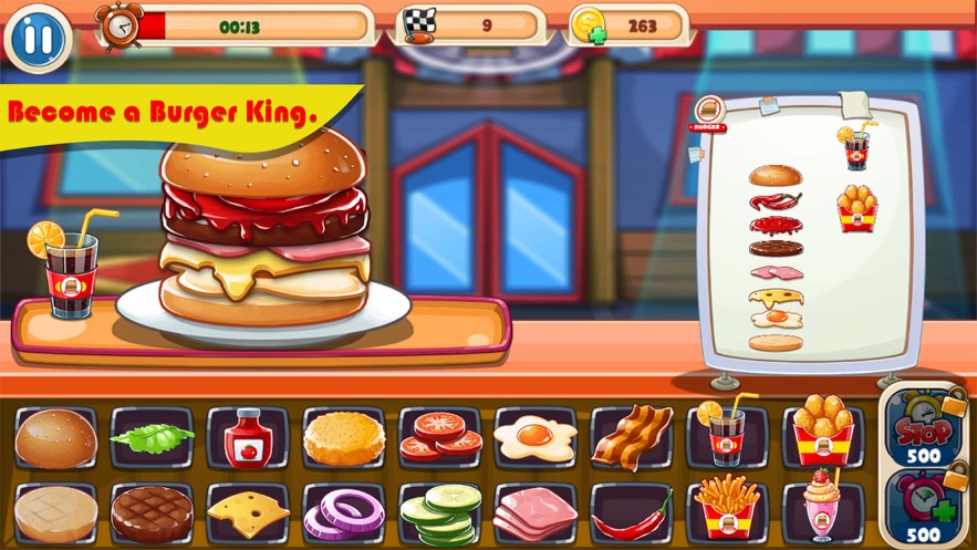 休闲汉堡食谱游戏图3