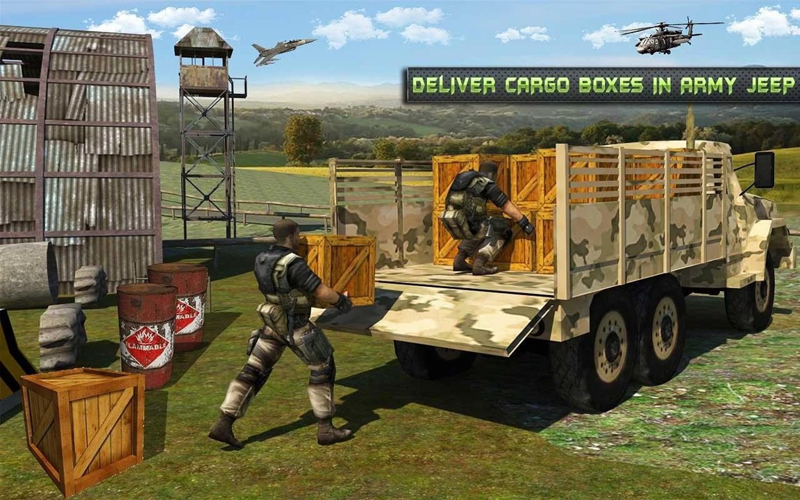 越野陆军运输车游戏 screenshot 4
