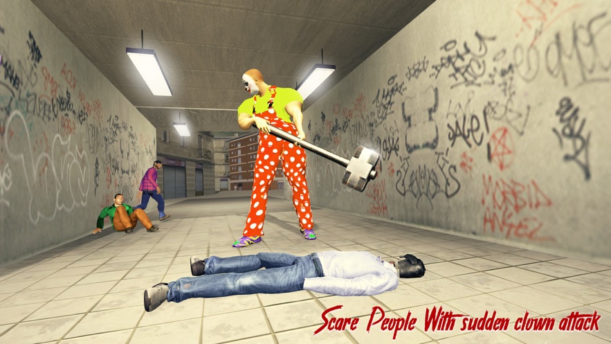 杀手小丑生存模拟帮派袭击2020游戏 screenshot 2