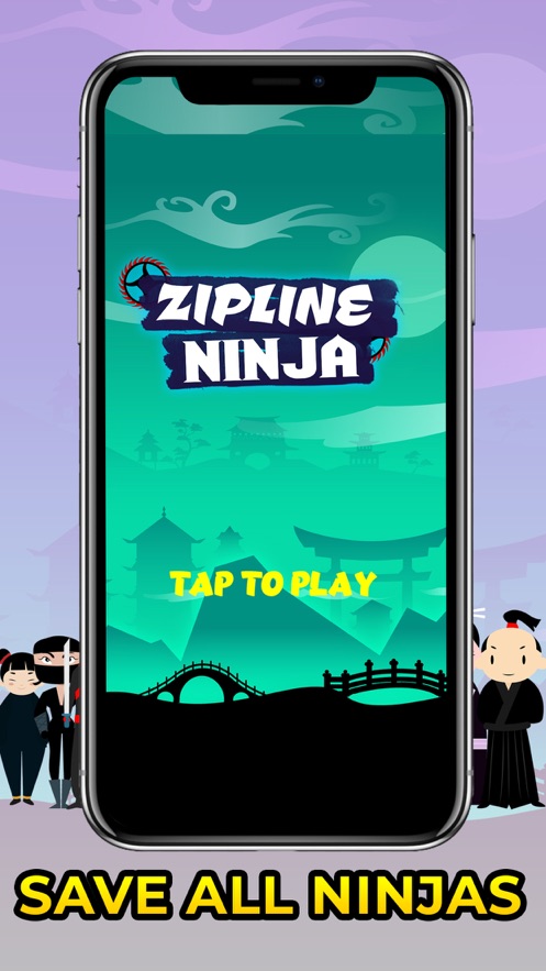 Zipline Ninja游戏图1