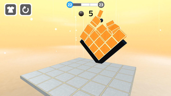 物理弹球方块击破游戏 screenshot 1