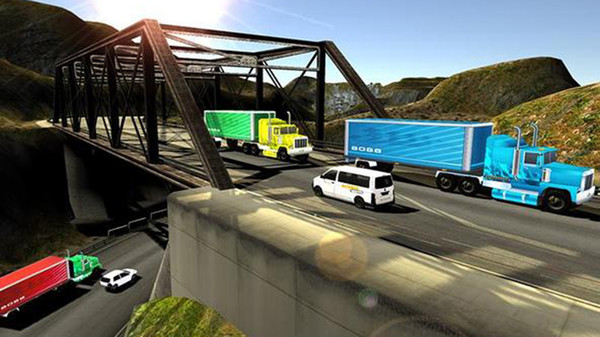 通运输卡车停车场疯狂游戏 screenshot 3
