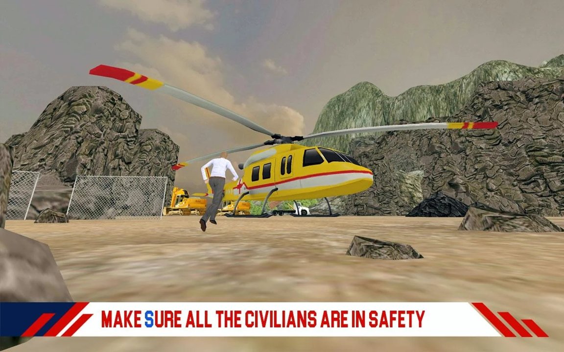 救援直升机游戏 screenshot 3