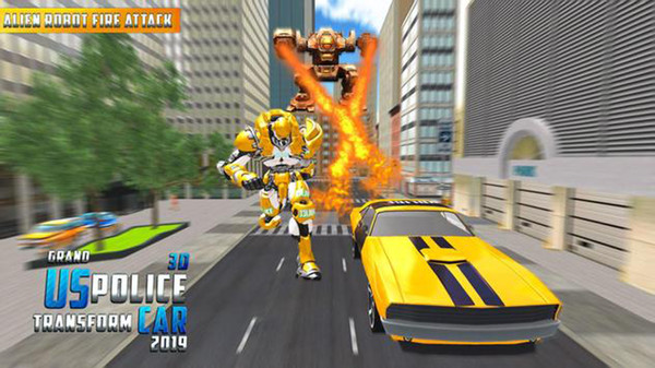 大警车机器人救援战斗游戏 screenshot 3
