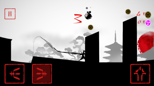 复古忍者勇士游戏 screenshot 1