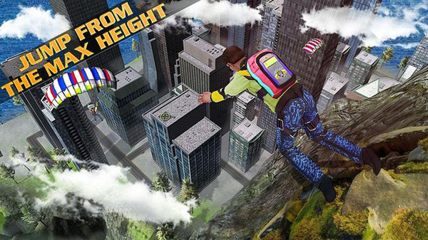 空中特技飞机跳伞游戏 screenshot 2