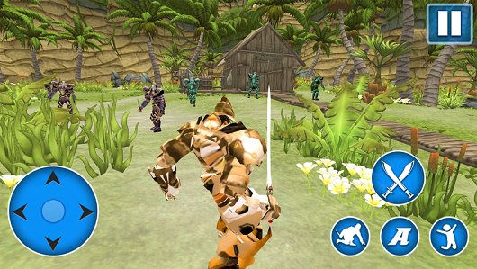 Robot Warfare Fighter 3D游戏图2