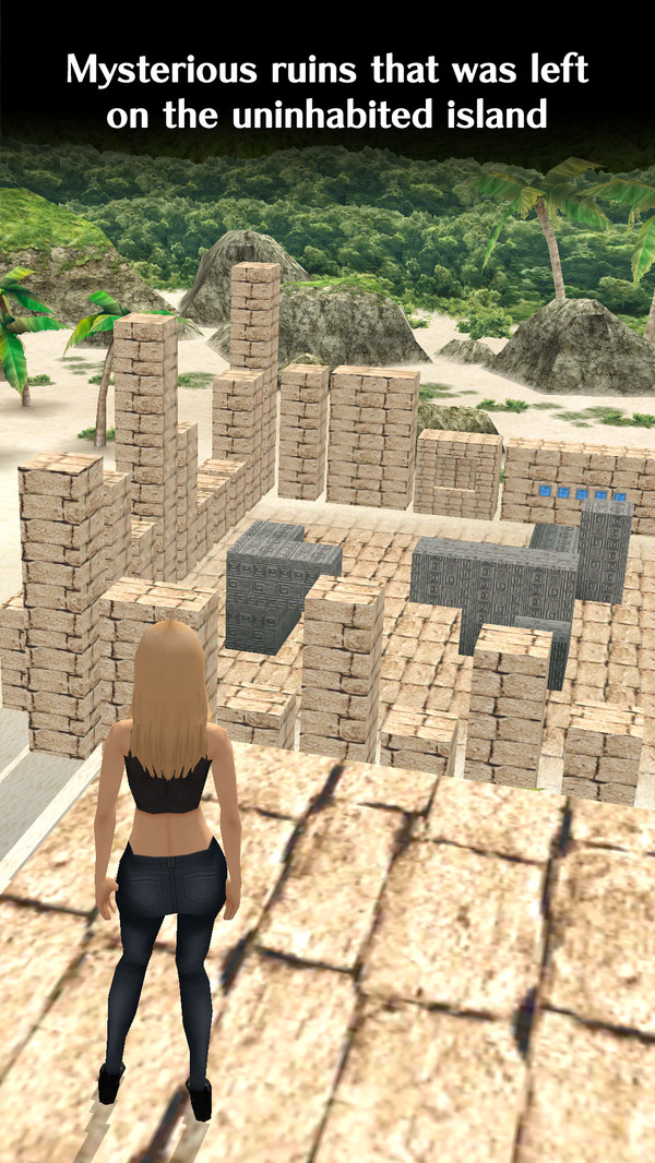 少女孤岛逃脱游戏 screenshot 2
