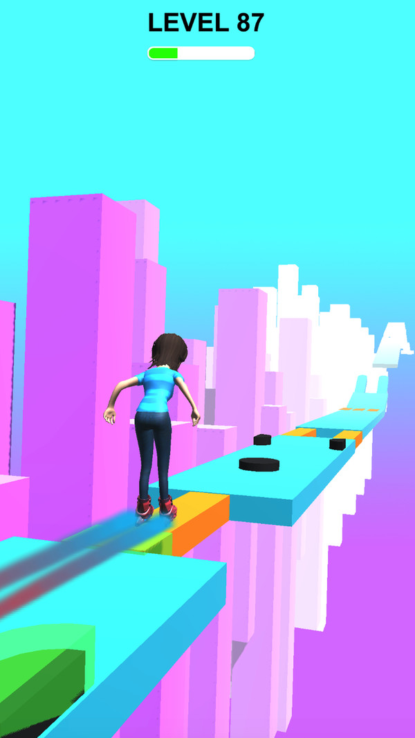 天空滑冰者游戏 screenshot 4