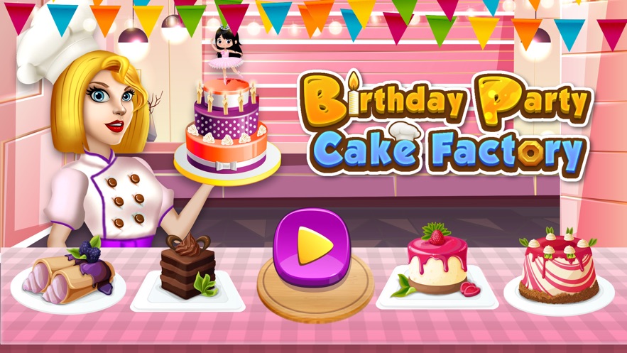 生日派对蛋糕厂游戏 screenshot 4