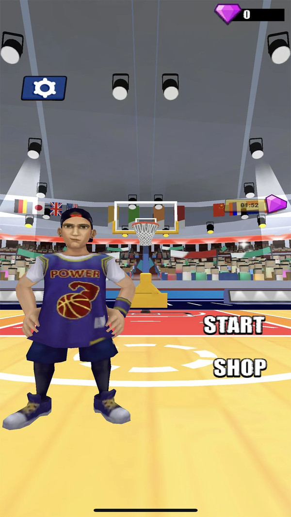 街头篮球赛游戏 screenshot 1