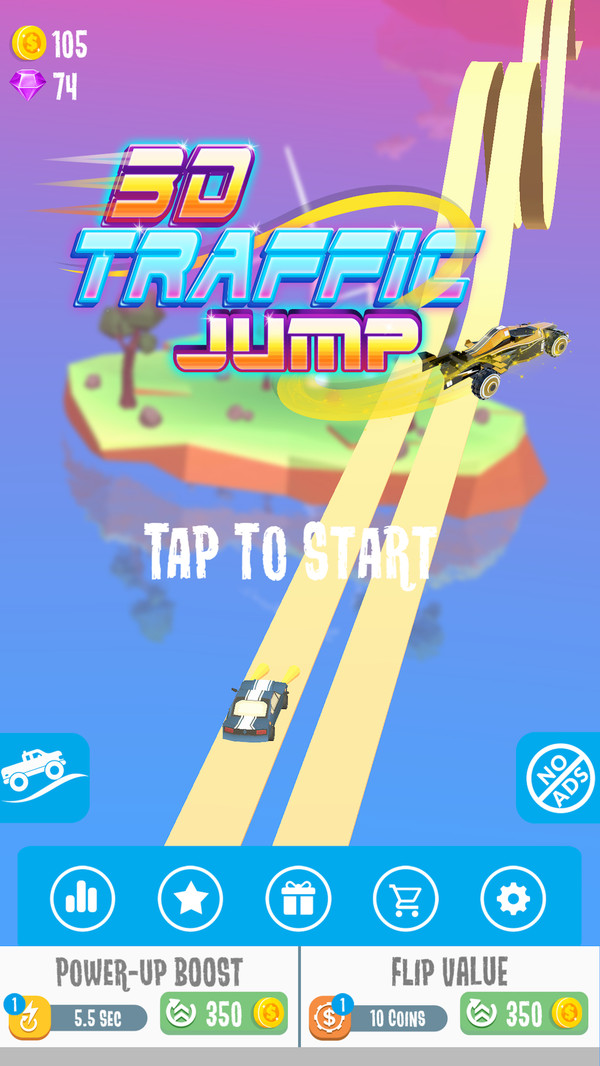交通跳跃3D游戏 screenshot 4