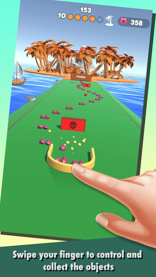 海滩收集游戏 screenshot 2