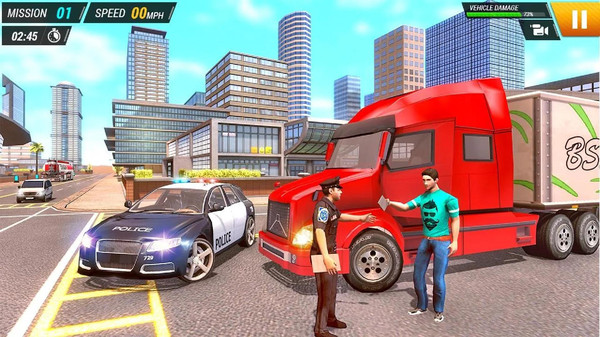 城市卡车司机模拟器手机版 screenshot 2