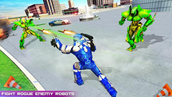 飞行警车机器人游戏 screenshot 4