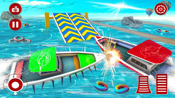 轮船碰撞大作战模拟游戏 screenshot 2