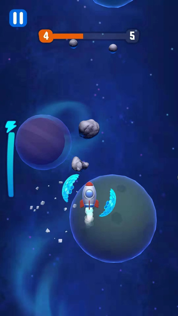 火箭挡陨石游戏 screenshot 3