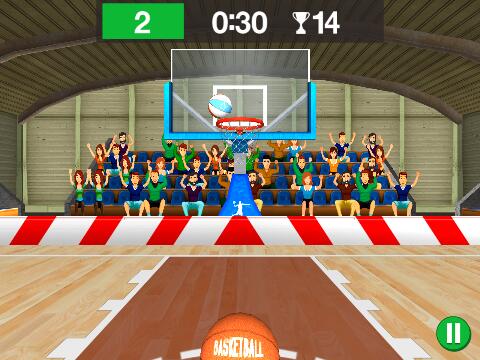 人类投篮赛游戏 screenshot 3