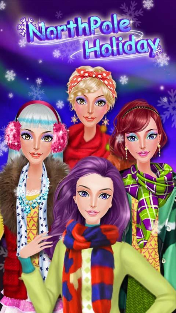 女孩的冬季时尚游戏 screenshot 4