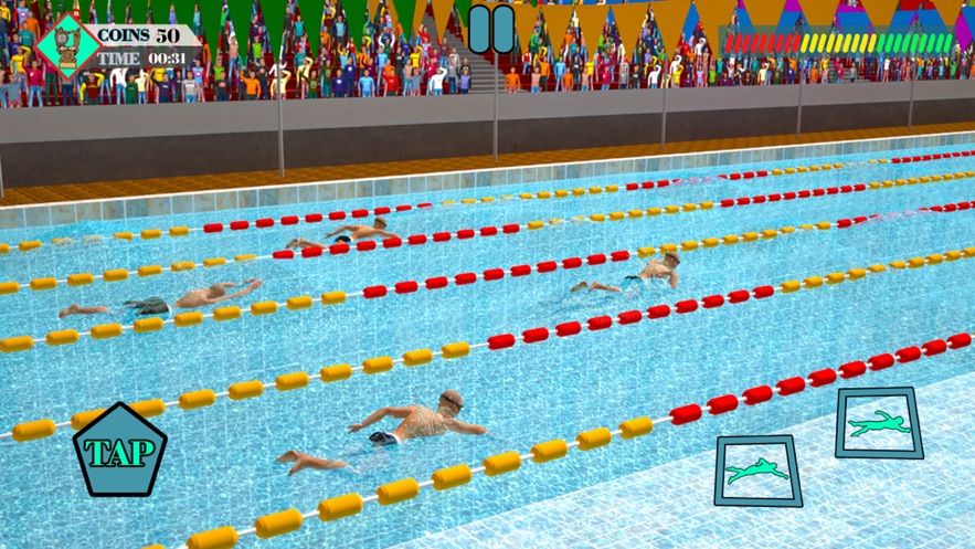 夏季运动游泳比赛游戏 screenshot 2